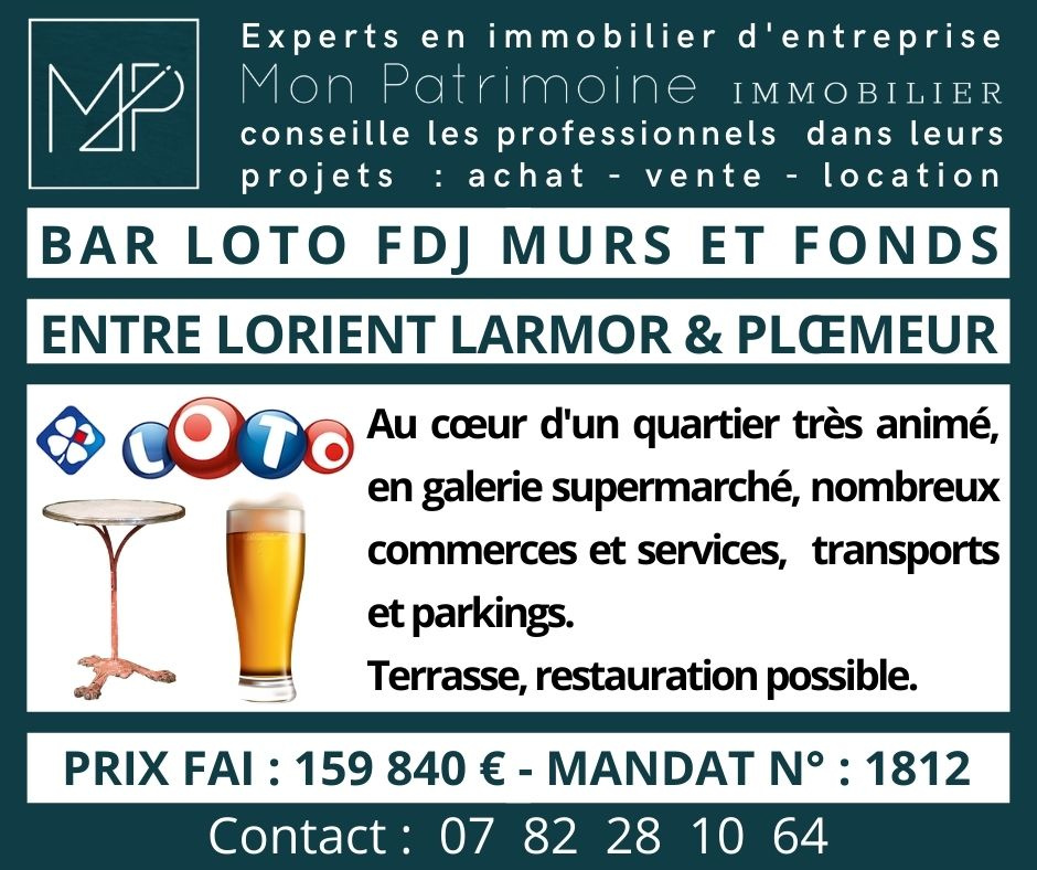 Bar FDJ murs et fonds - LORIENT