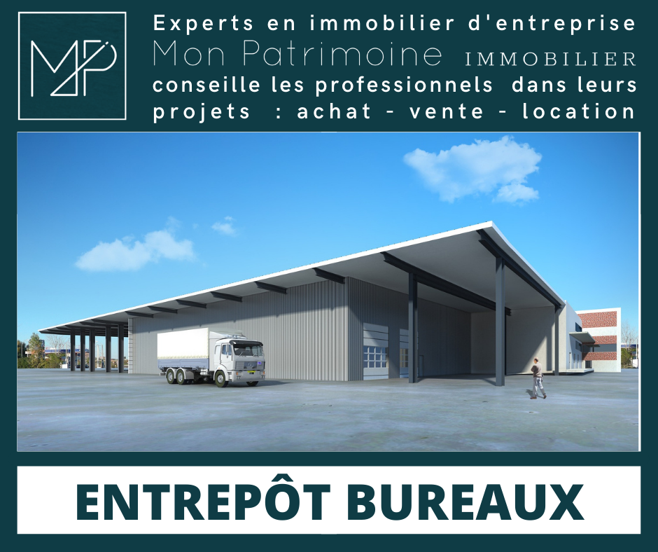 # - ENTREPOT 200 M2 + BUREAUX  A CAUDAN